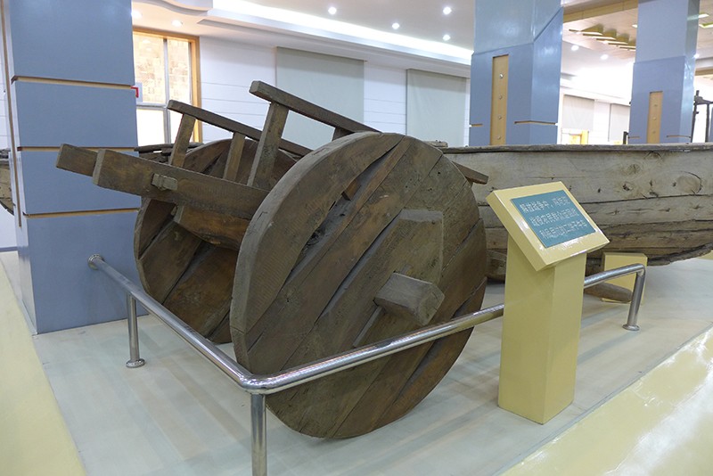 1948年鸡圪驼战役运战利品的二饼子牛车